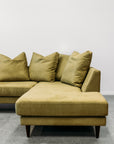 Monterey modular sofa in macrosuede sargent