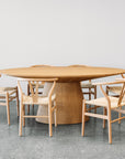 Alice Oval dining table in oak