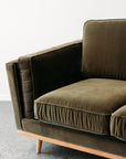 Aria 3 Seat Sofa - Cypress Cotton Velvet