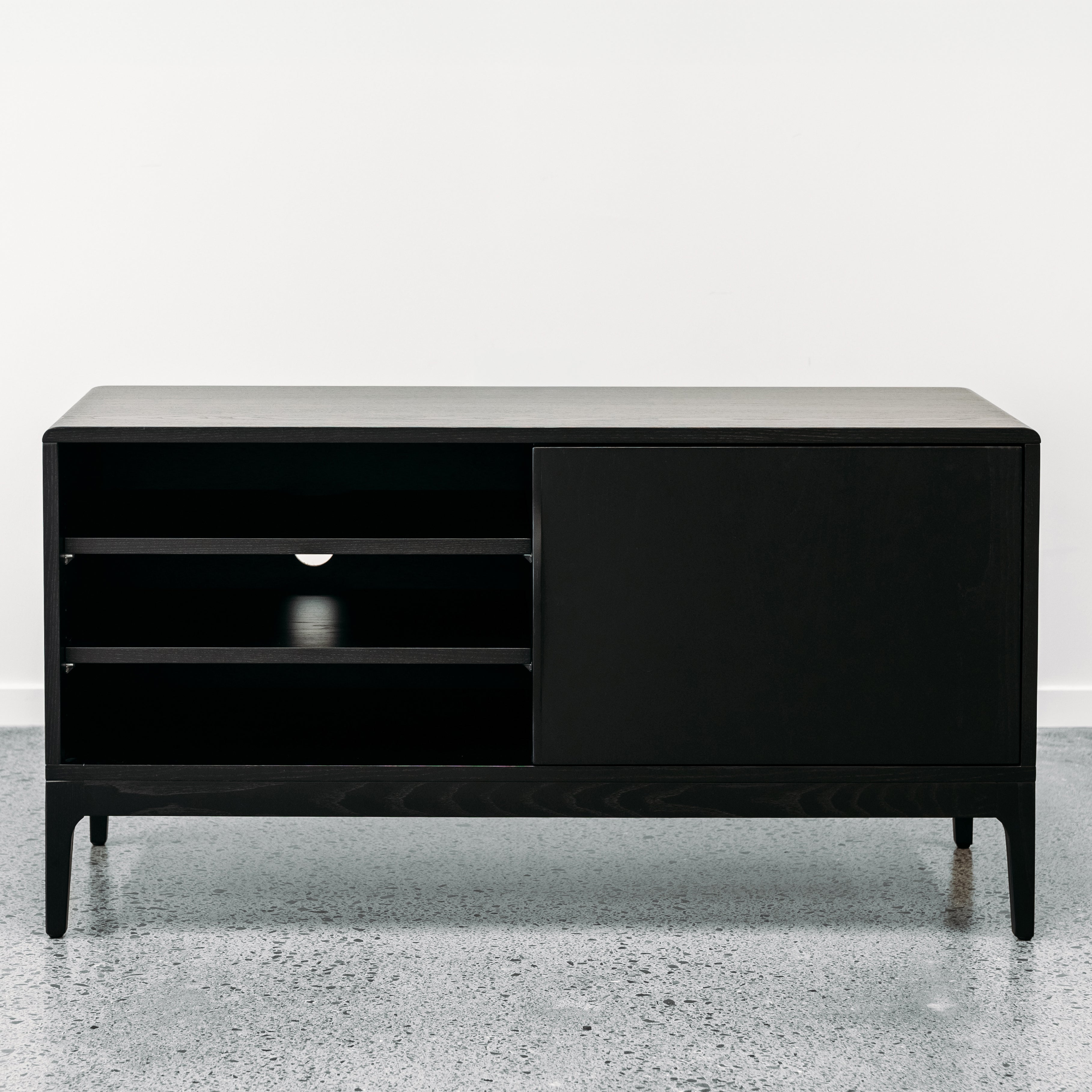 Ghost 1140mm tv unit - black