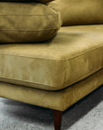 Monterey modular sofa in macrosuede sargent