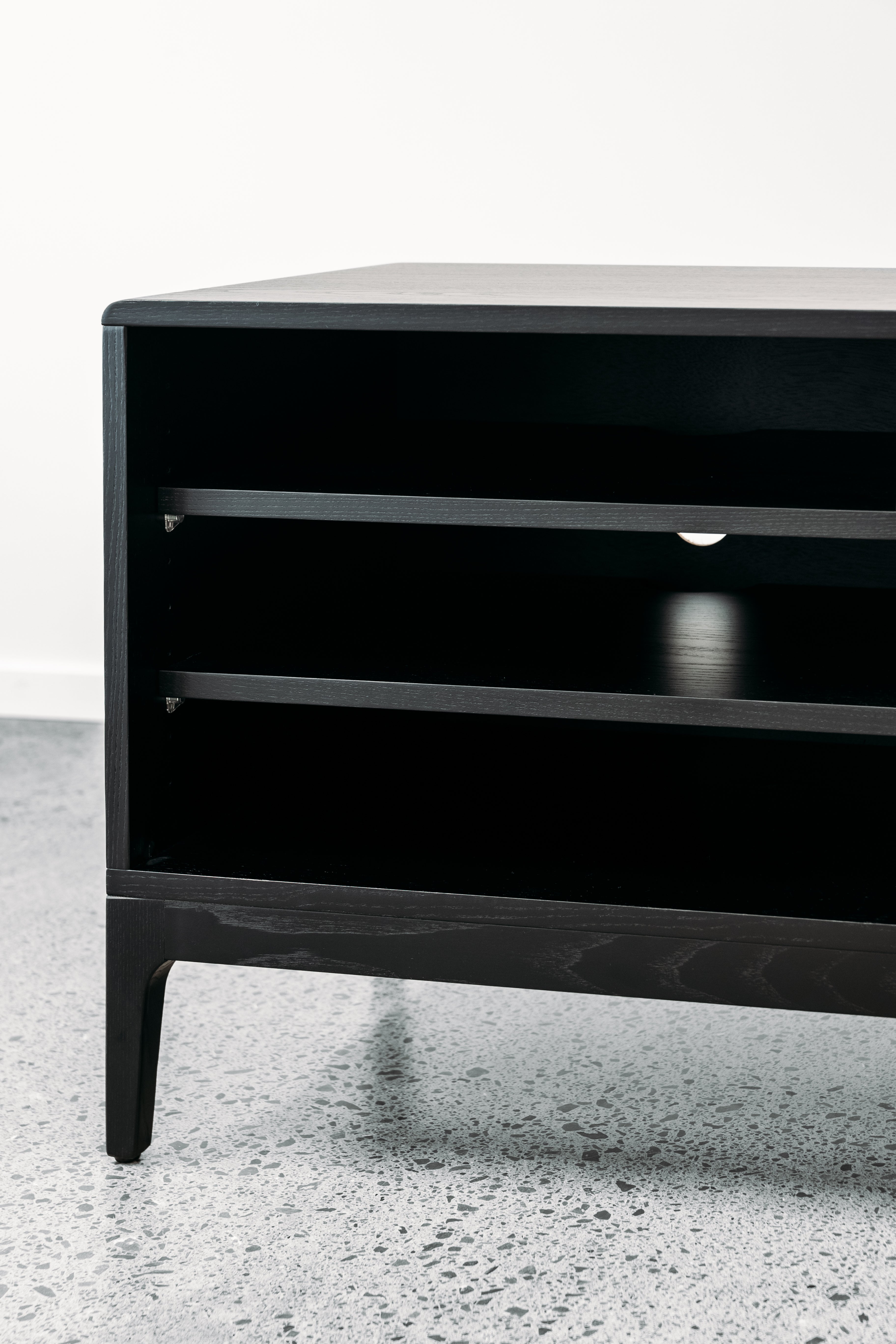 Ghost 1140mm tv unit - black