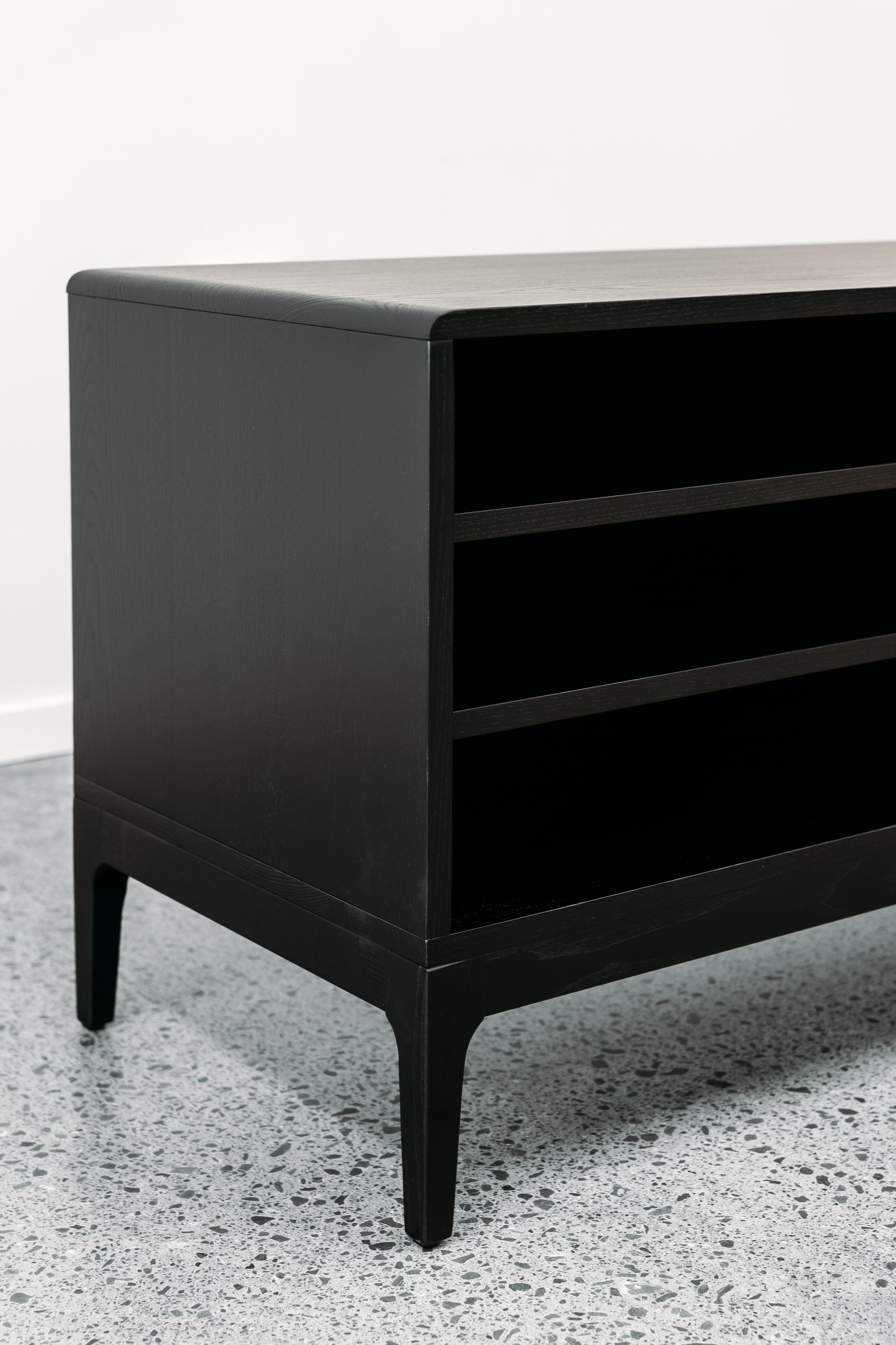 Ghost 1140mm tv unit - black