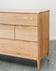 Ghost 7 drawer lowboy red oak