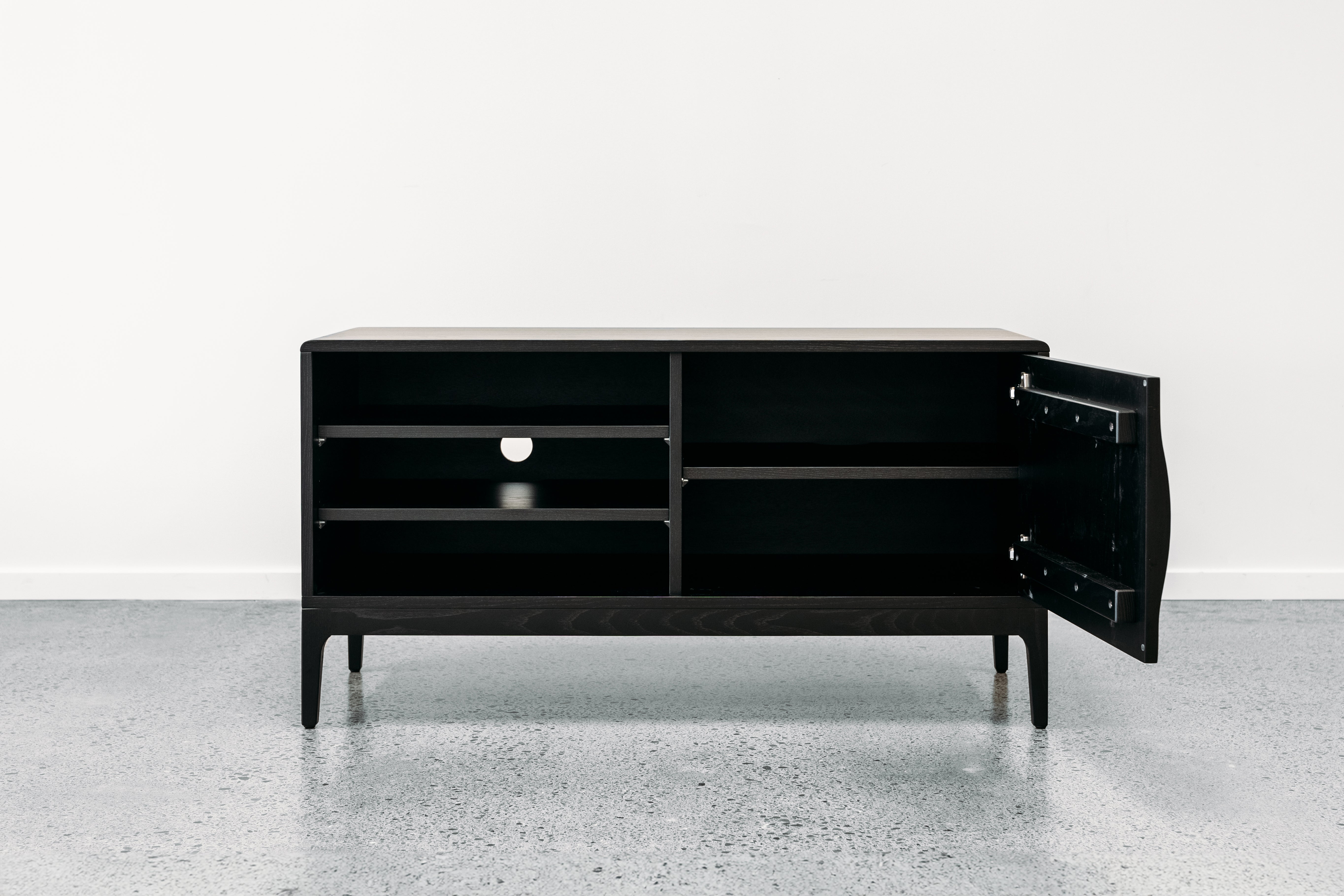 Ghost 1140mm tv unit - black