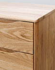 Ghost 7 drawer lowboy red oak