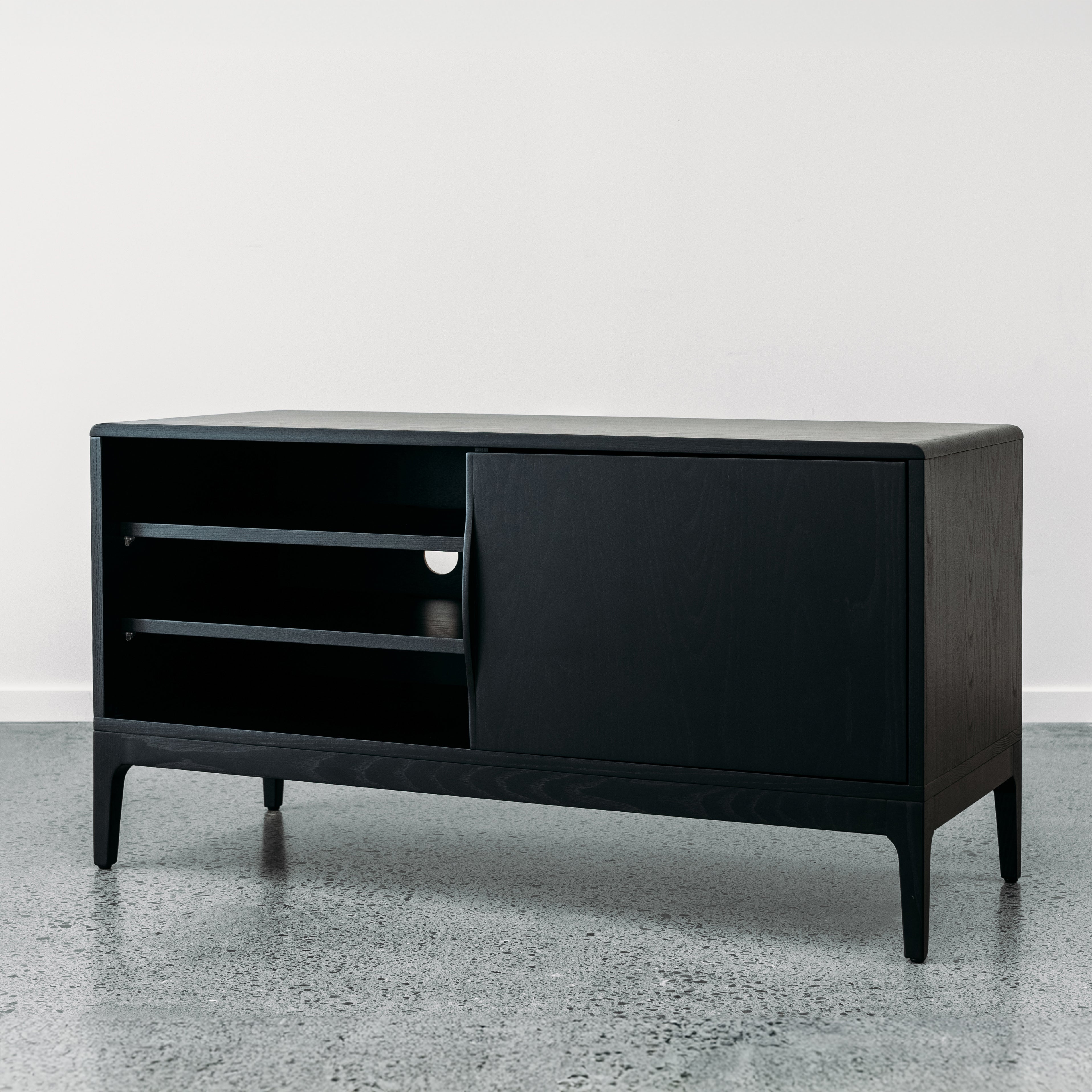 Ghost 1140mm tv unit - black