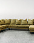 Monterey modular sofa in macrosuede sargent