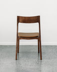 Ealing armless dining chairs in walnut