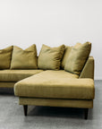 Monterey modular sofa in macrosuede sargent