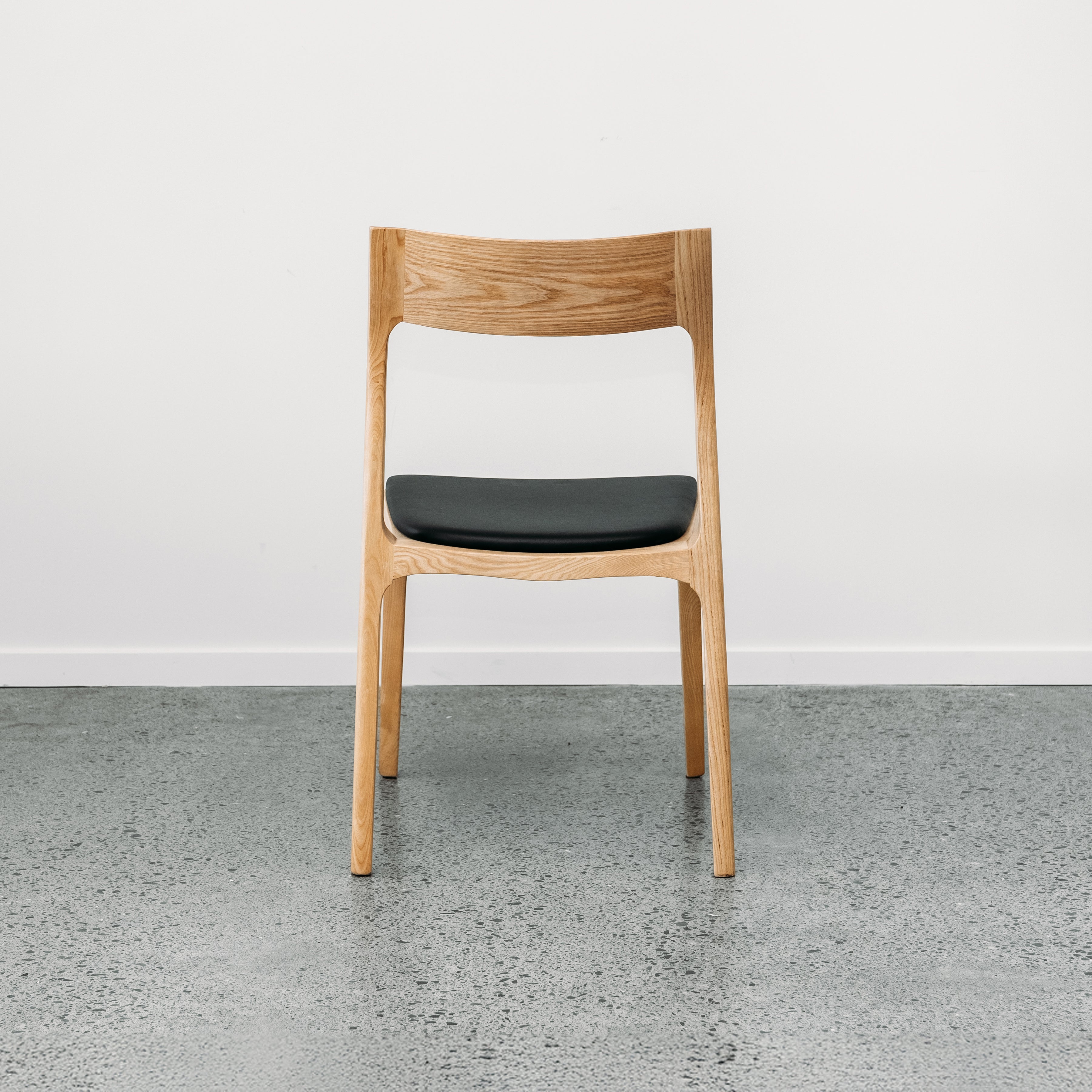 Ealing armless dining chair in ash