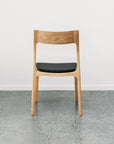 Ealing armless dining chair in ash