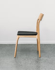 Ealing armless dining chair in ash