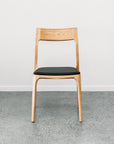 Ealing armless dining chair in ash