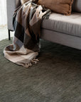 Sandringham wool rug in forest