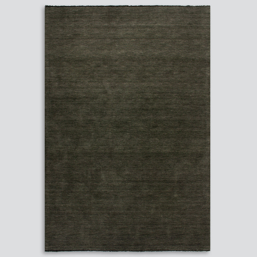 Sandringham wool rug in forest