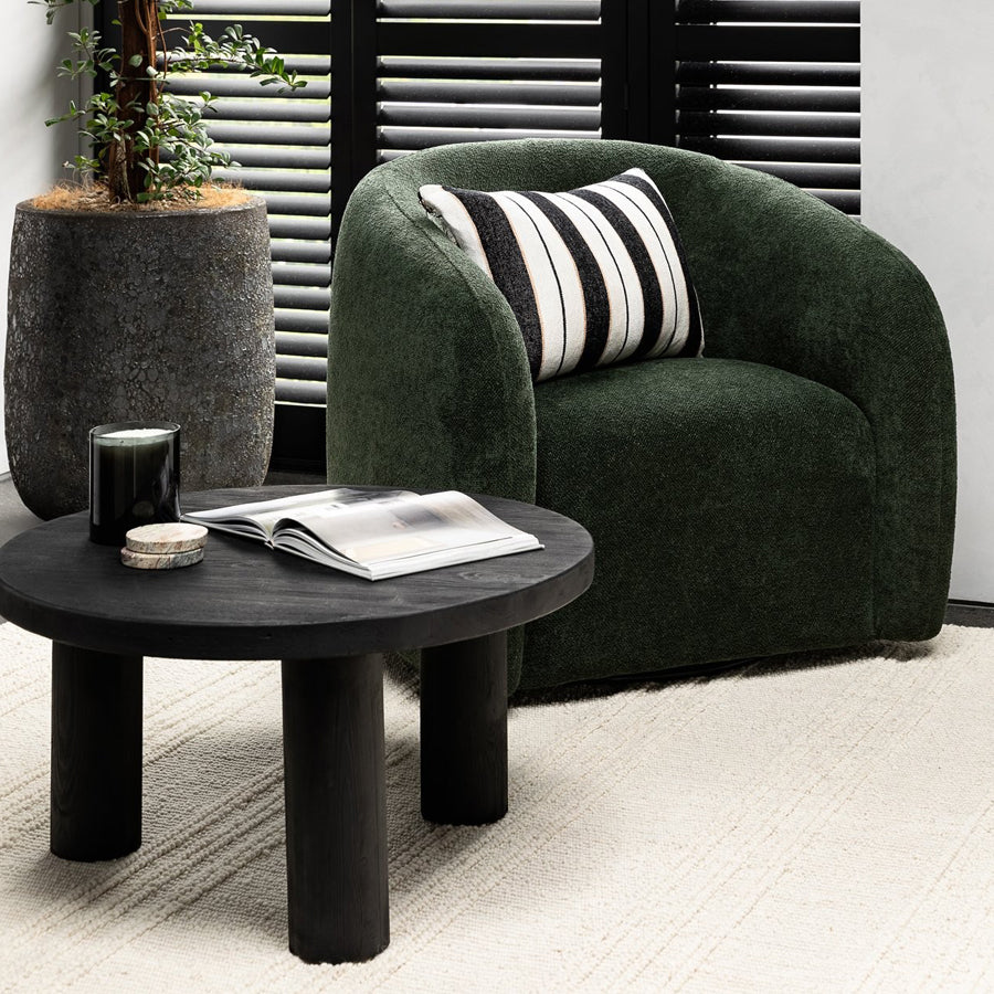 Frazier coffee table in black