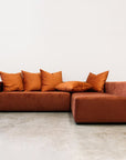 Vito modular sofa in elton date and jarrah