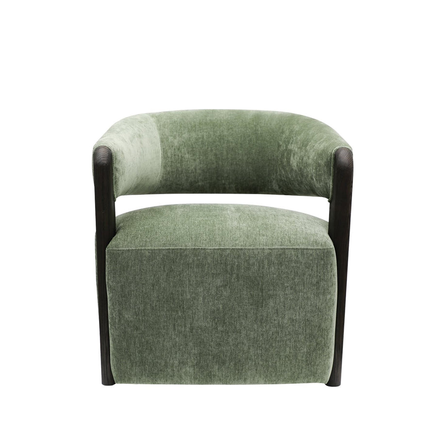 Andes armchair in dark green