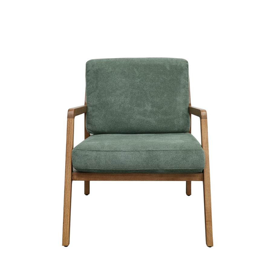 Baker fabric armchair in Green