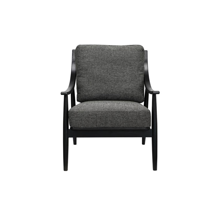 Greer armchair dark grey