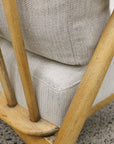 Greer armchair in light grey