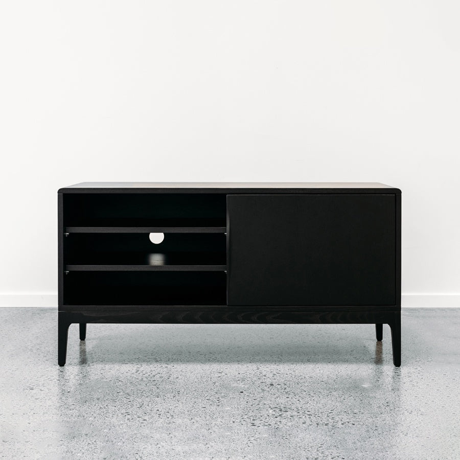 Ghost 1140mm tv unit - black 