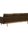 Hay 3 seat sofa in hunter green leather