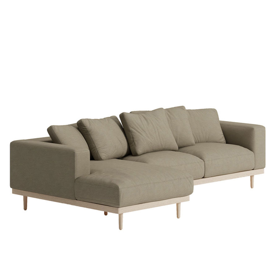 Havana sofa and chaise in maple