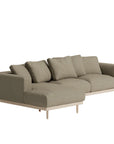 Havana sofa and chaise in maple