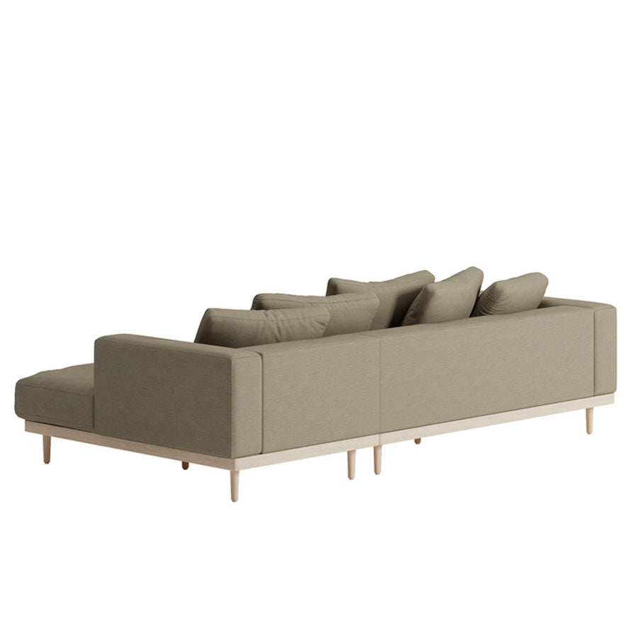 Havana sofa and chaise in maple