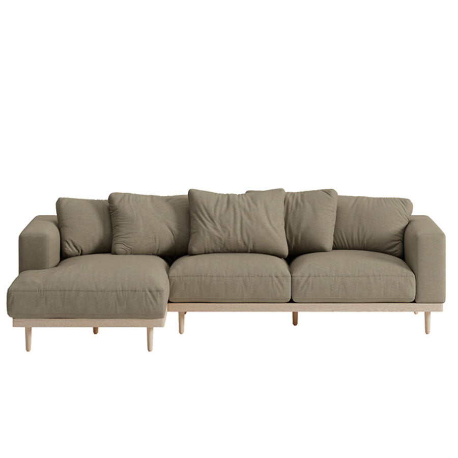 Havana sofa and chaise in maple