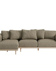 Havana sofa and chaise in maple