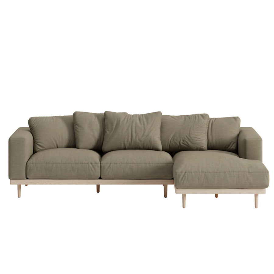 Havana sofa and chaise in maple