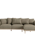 Havana sofa and chaise in maple