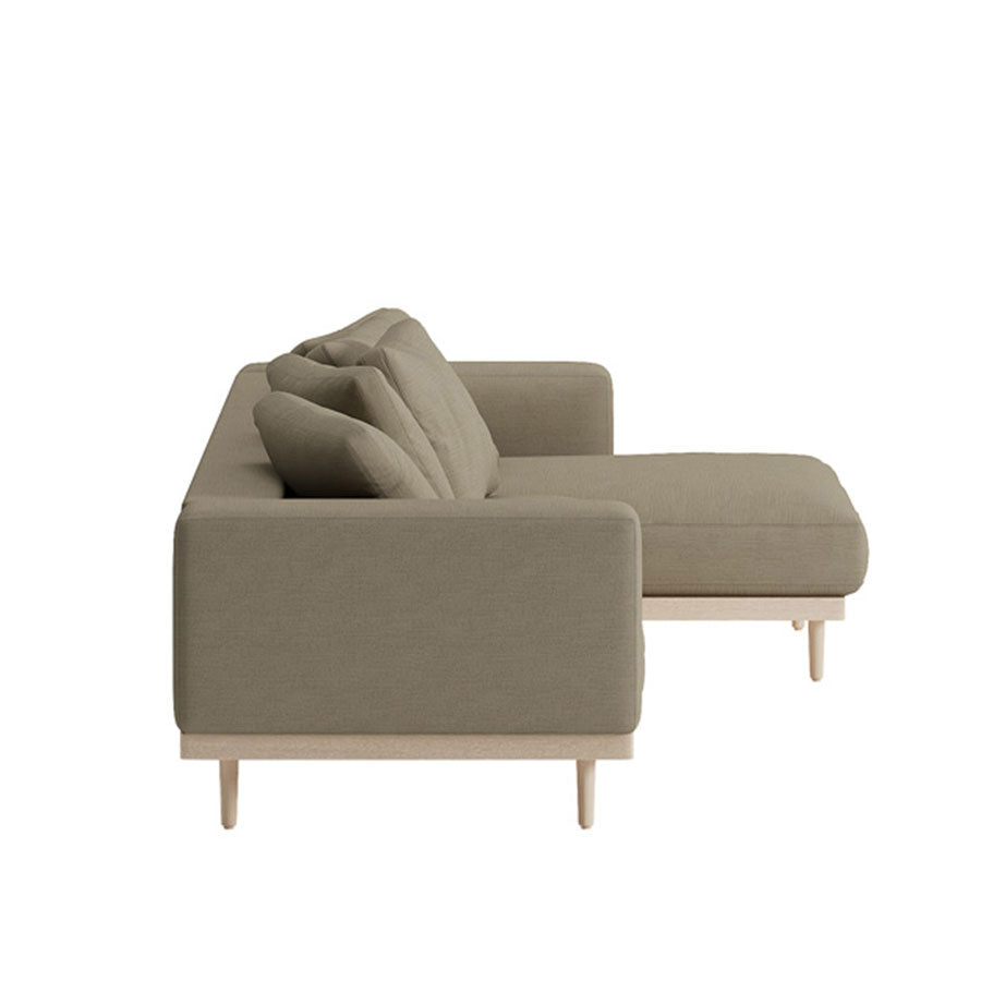 Havana sofa and chaise in maple