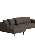 Havana sofa and chaise in mocha