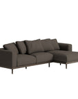 Havana sofa and chaise in mocha