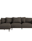 Havana sofa and chaise in mocha