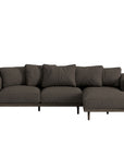 Havana sofa and chaise in mocha