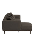 Havana sofa and chaise in mocha