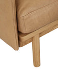 Hay 3 seat sofa in camel leather