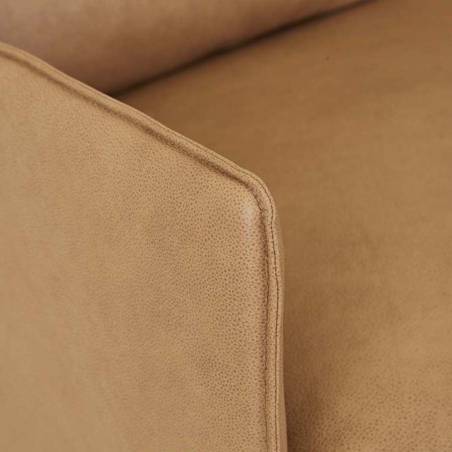 Hay 3 seat sofa in camel leather