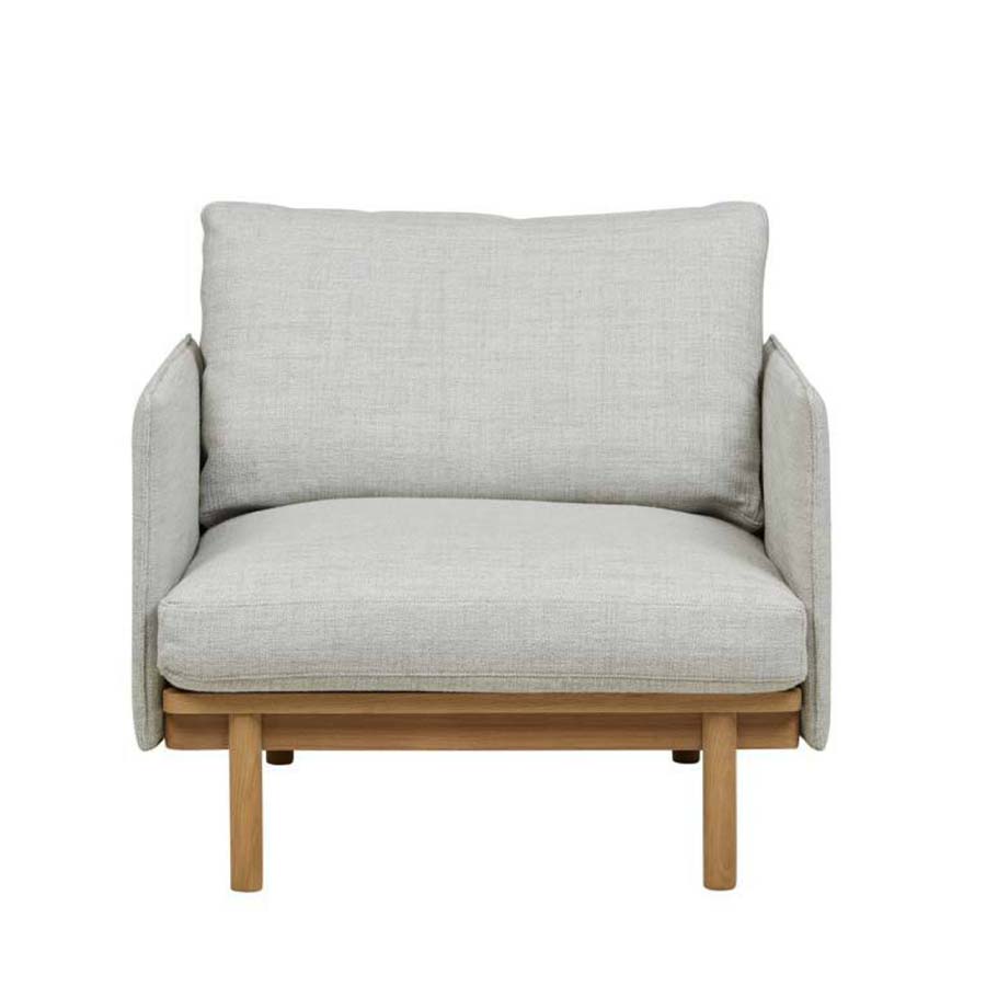 Hay armchair in grey