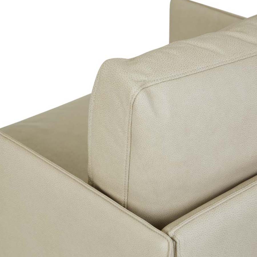 Hay 3 seat sofa in limestone leather