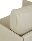 Hay 3 seat sofa in limestone leather