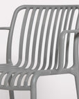 Jasper outdoor dining chair in grey