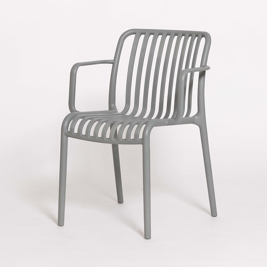 Jasper outdoor dining chair in grey