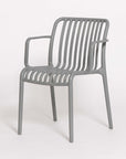 Jasper outdoor dining chair in grey