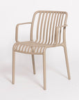 Jasper outdoor dining chair in nude 